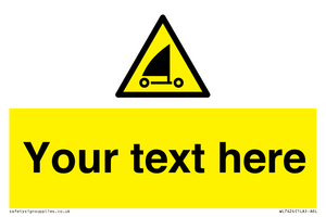 Custom Warning sand yachting